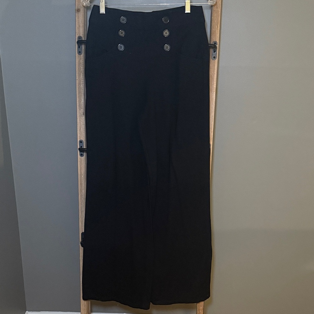 Max Studio Black Flare Pants